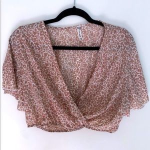 New! Floral crop top